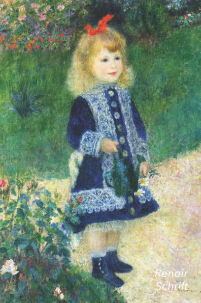 Renoir Schrift: Meisje Met De Waterkan - Artistiek Notitieboek - Ideaal Voor School, Studie, Recepten Of Wachtwoorden