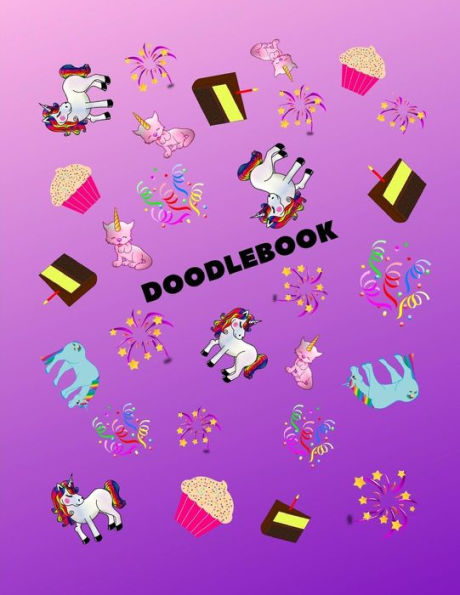 Doodlebook: Adorable Unicorn Doodlebook for Girls ?