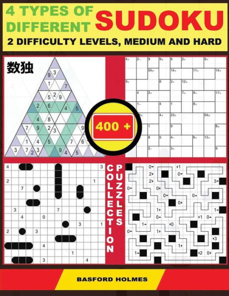 4 tipos de sudoku diferentes. 2 niveles de dificultad, medio y difícil. 400 rompecabezas de colección: Faro Acorazado - Yajilin - Calcudoku - Tridoku. Se pueden imprimir muchos...). (Sudoku clásico definitivo)