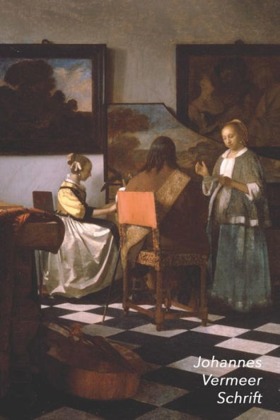 Johannes Vermeer Schrift: Het Concert | Artistiek Dagboek voor Aantekeningen | Stijlvol Notitieboek | Ideaal Voor School, Studie, Recepten of Wachtwoorden (Dutch Edition)