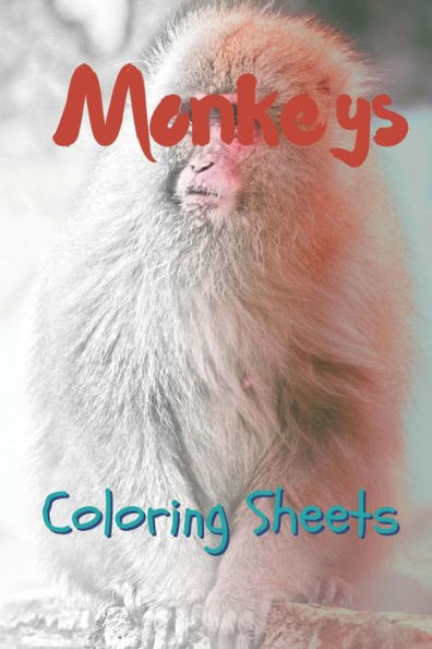 Monkey Coloring Sheets: 30 Monkey Drawings, Coloring Sheets Adults Relaxation, Coloring Book For Kids, For Girls - 9781797498201