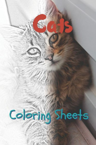 Cat Coloring Sheets: 30 cat drawings,coloring sheets adults relaxation, coloring book for kids, for girls, volume 13