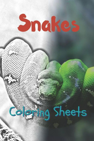 Snake Coloring Sheets: 30 Snake Drawings, Coloring Sheets Adults Relaxation, Coloring Book For Kids, For Girls - 9781797630694