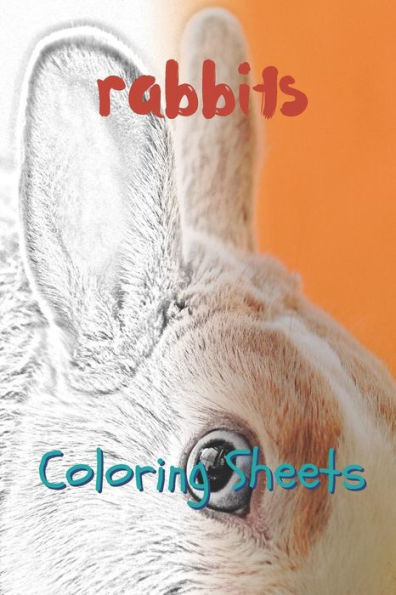 Rabbit Coloring Sheets: 30 Rabbit Drawings, Coloring Sheets Adults Relaxation, Coloring Book For Kids, For Girls - 9781797658872