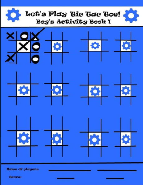 Let's Play Tic Tac Toe Boy's Activity