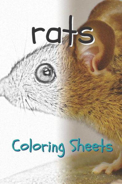 Rat Coloring Sheets: 30 Rat Drawings, Coloring Sheets Adults Relaxation, Coloring Book For Kids, For Girls - 9781797739380