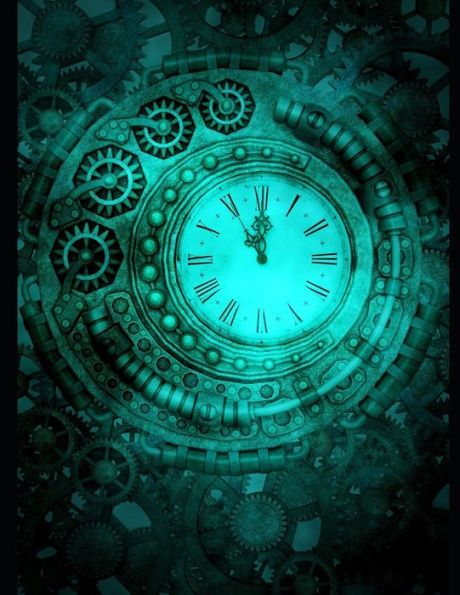Steampunk Clock Sheet Music Paper: For Composers And Musicians
