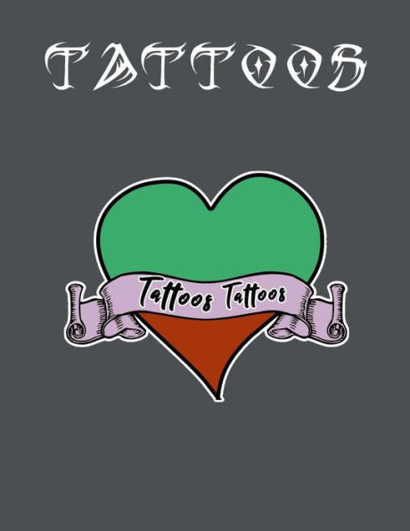 Tattoos: Tattoo Skizzen Buch / 7 Leere Felder Pro Seite - 9781798924952
