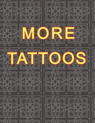 More Tattoos: Tattoo Skizzen Buch / 1 Gro?es Leeres Felder Pro Seite / Abgerundete Ecken