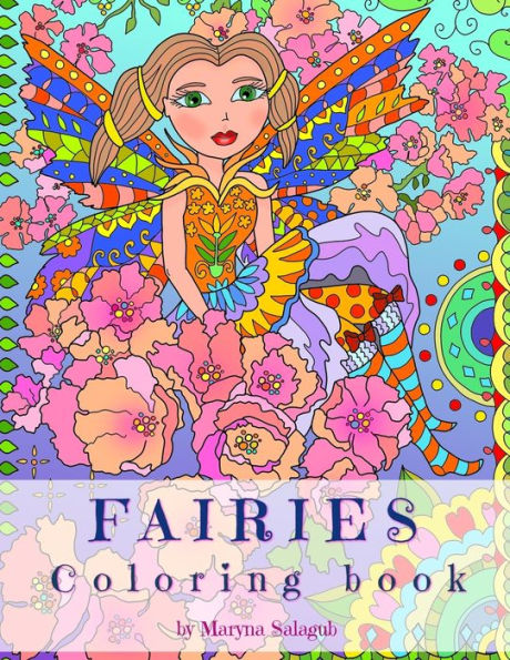 Fairies coloring book - 9781799124818