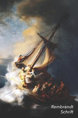 Rembrandt Schrift: Storm Op Het Meer Van Galilea - Ideaal Voor School, Studie, Recepten Of Wachtwoorden - Stijlvol Notitieboek Voor Aante