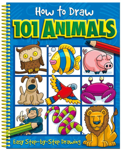 How To Draw 101 Animals - 9781801055949