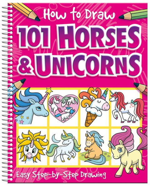 How To Draw 101 Horses And Unicorns - 9781801055963