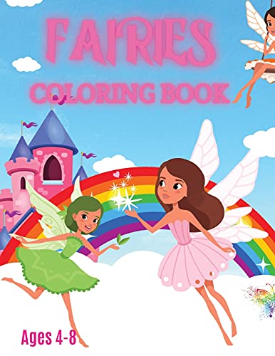Fairies Coloring Book: For Kids Ages 4-8 - 9781802766530