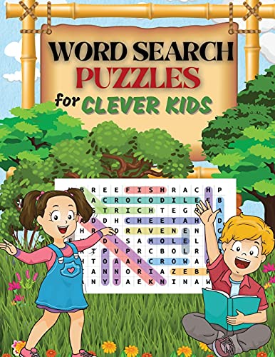 Word Search Puzzles For Clever Kids: Practice Spelling, Learn Vocabulary, And Improve Reading Skills With 100 Puzzles Word Search For Kids Ages 8-10 9-12 - 9781803536873