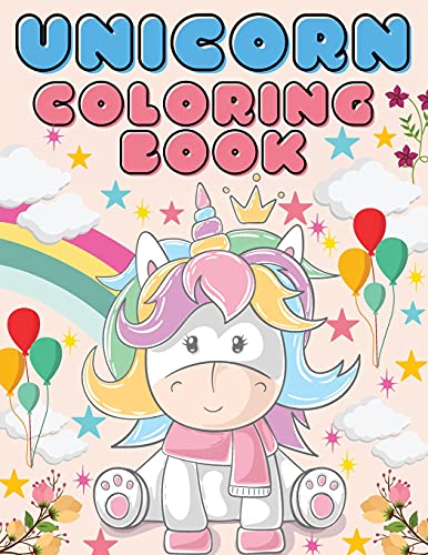 Unicorn Coloring Book: Amazing Coloring Book For Kids Ages 4-8 For Home Or Travel - 9781803538396