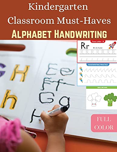 Kindergarten Classroom Must-Haves: Brain Quest, A Preschool Activity Book With Amazing Games, Nice Illustrations And Handwriting Practice