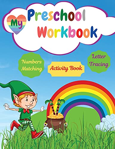 My Preschool Workbook: Math Preschool Learning Book With Letter Tracing Numbers Matching Activities For Kids - 9781803852904