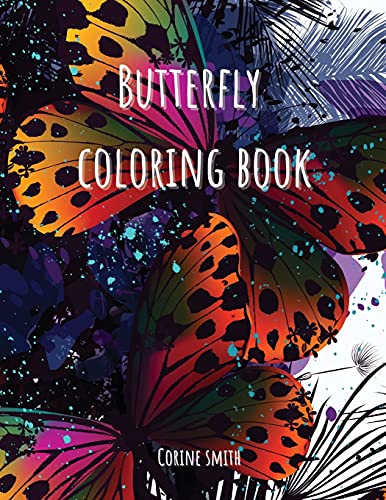 Adult Coloring Book - Flower With Butterflies - 9781803894560