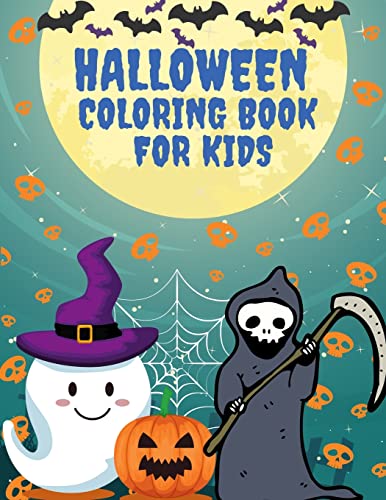 Halloween Coloring Book For Kid: Collection Of Fun, Original & Unique Halloween Coloring Pages For Children!