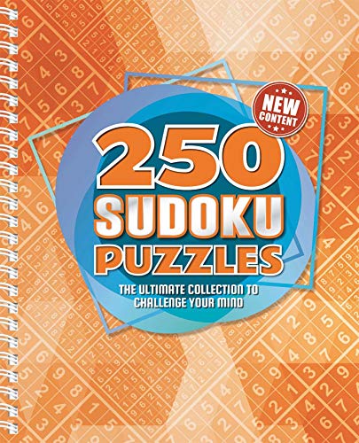 250 Sudoku Puzzles: 250 Easy To Hard Sudoku Puzzles For Adults