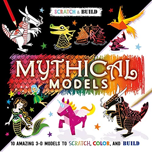 Scratch & Build: Mythical Models : Scratch Art Activity Book