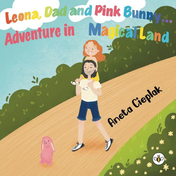 Leona, Dad And Pink Bunny