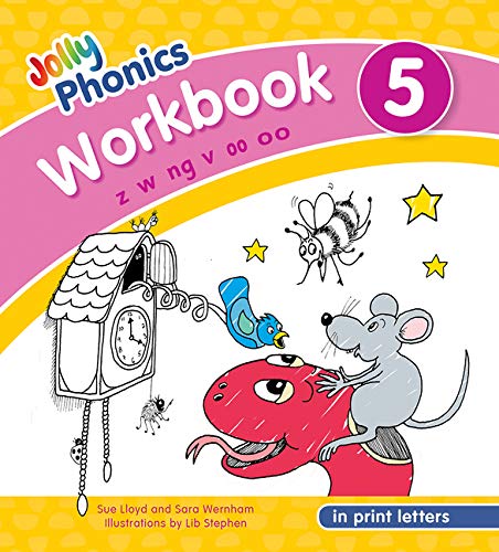 Jolly Phonics Workbook 5 In Print Letters: Jolly Phonics (Jolly Phonics Workbooks, Set Of 1-7)