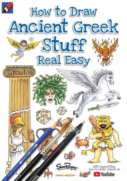 How To Draw Ancient Greek Stuff Real Easy: Easy step by step drawing guide (1) (Draw Stuff Real Easy) - 9781908944382