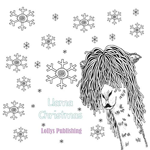 Llama Christmas Colouring Book : Mindfulness Llama Colouring Book