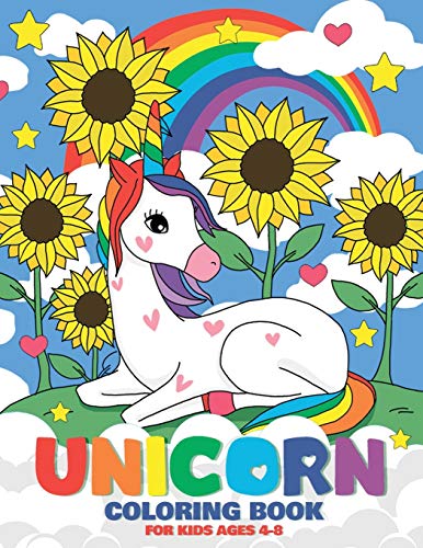 Unicorn Coloring Book : A Unicorn Coloring Activity Book For Kids Ages 4-8 (US Edition)