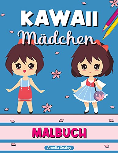 Kawaii M????Dchen Malbuch: Kawaii-Malbuch, Anime-M????Dchen-Malvorlagen, Manga-Szenen Zur Entspannung Und Zum Stressabbau (German Edition) - 9781915015310