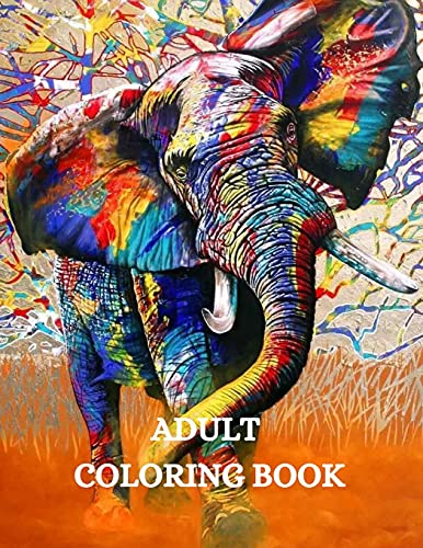 Animal Art Designs Coloring Book: Awesome Animal Coloring Book, Stress Relieving Animal Designs, Relax And Create