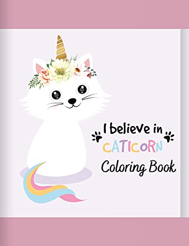 Caticorn Coloring Book: A Fun Collection Of Cat Unicorns! - 9781915084026