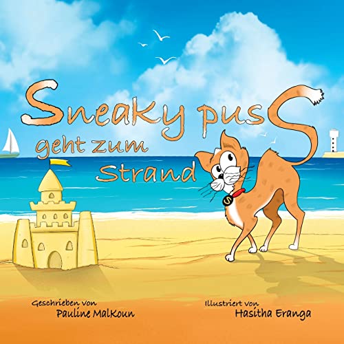 Sneaky Puss Goes To The Beach (German Edition)