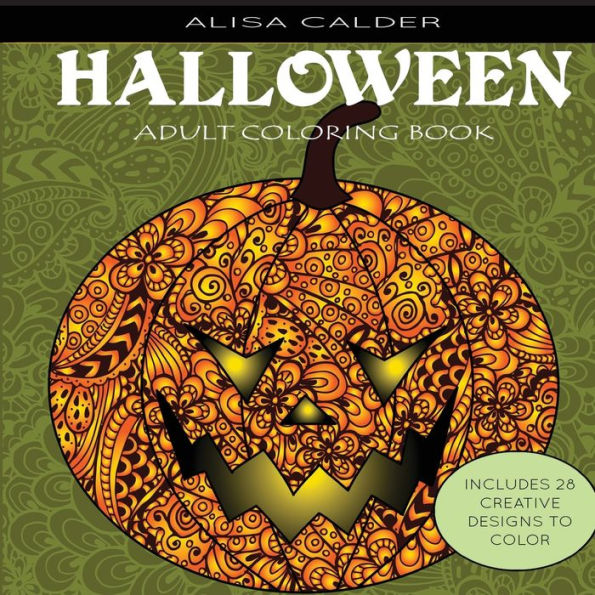 Adult Coloring Books: Halloween Designs
