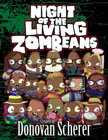 Night Of The Living Zombeans - A Coloring Book Of Zombie Beans