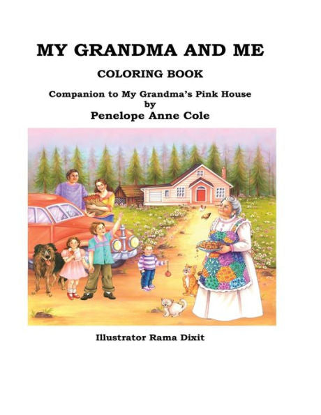 My Grandma And Me : Coloring Book