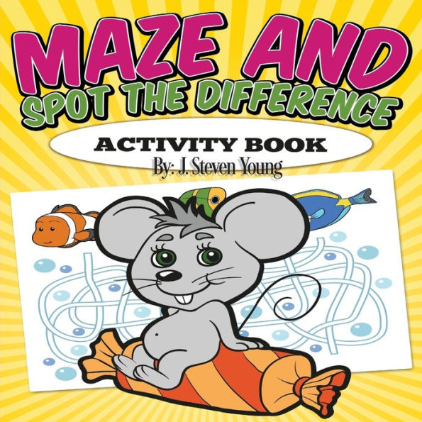 Maze And Spot The Difference Activity Book