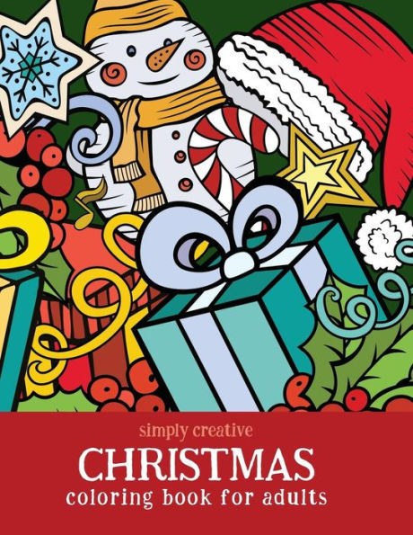 Simply Creative Christmas Coloring Book For Adults
