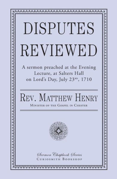 Disputes Reviewed