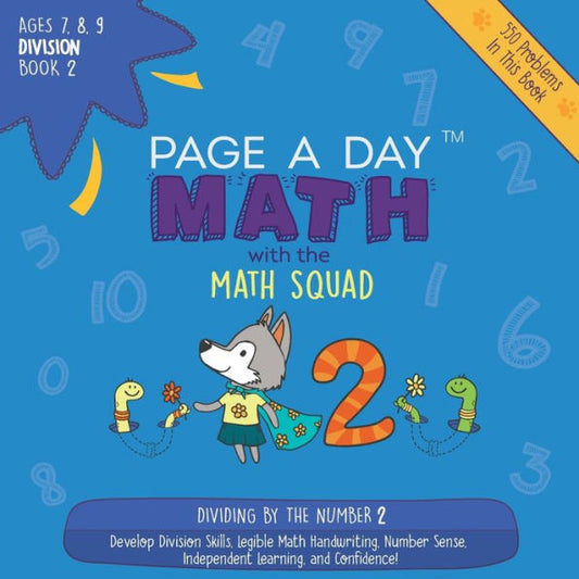 Page A Day Math Division Book 2: Dividing By 2