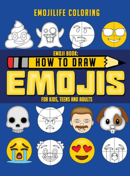Cómo dibujar emojis: aprende a dibujar 50 de tus emojis favoritos: para niños, adolescentes y adultos