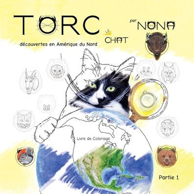 Torc Le Chat De ?Couvertes En Ame ?Rique Du Nord Livre De Coloriage