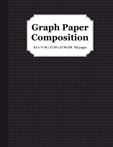 Graph Paper Composition Notebook : Quad Ruled 5x5, Grid Paper for Students in Math and Science