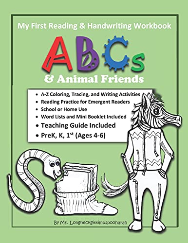 My First Reading & Handwriting Workbook: Abcs & Animal Friends