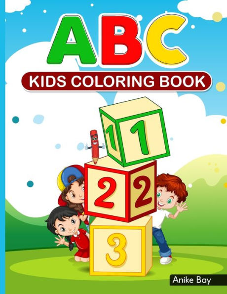 Abc Kids Coloring Book: 123