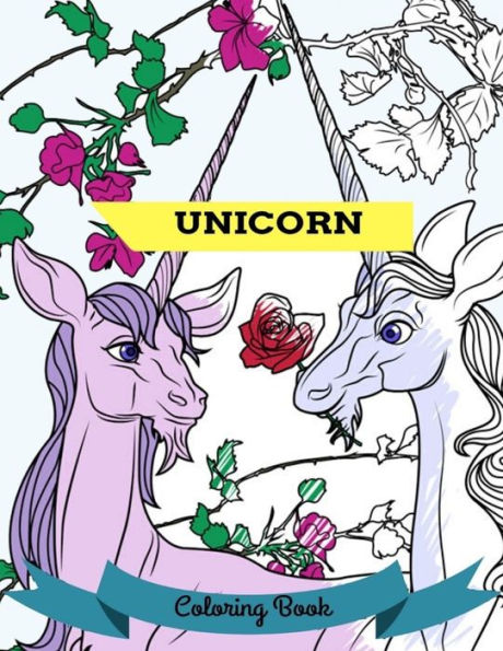 Unicorn Coloring Book : Adult Colouring Books, Fun, Stress Relief Relaxation And Escape