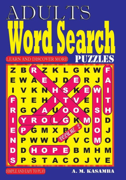 ADULTS Word Search Puzzles (Volume 2)