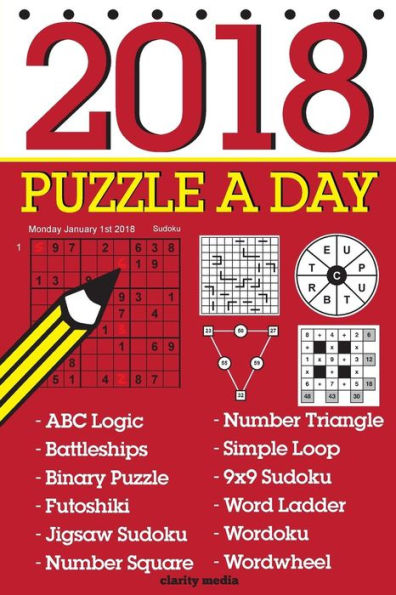 Puzzle A Day 2018 : 365 Mixed Puzzles